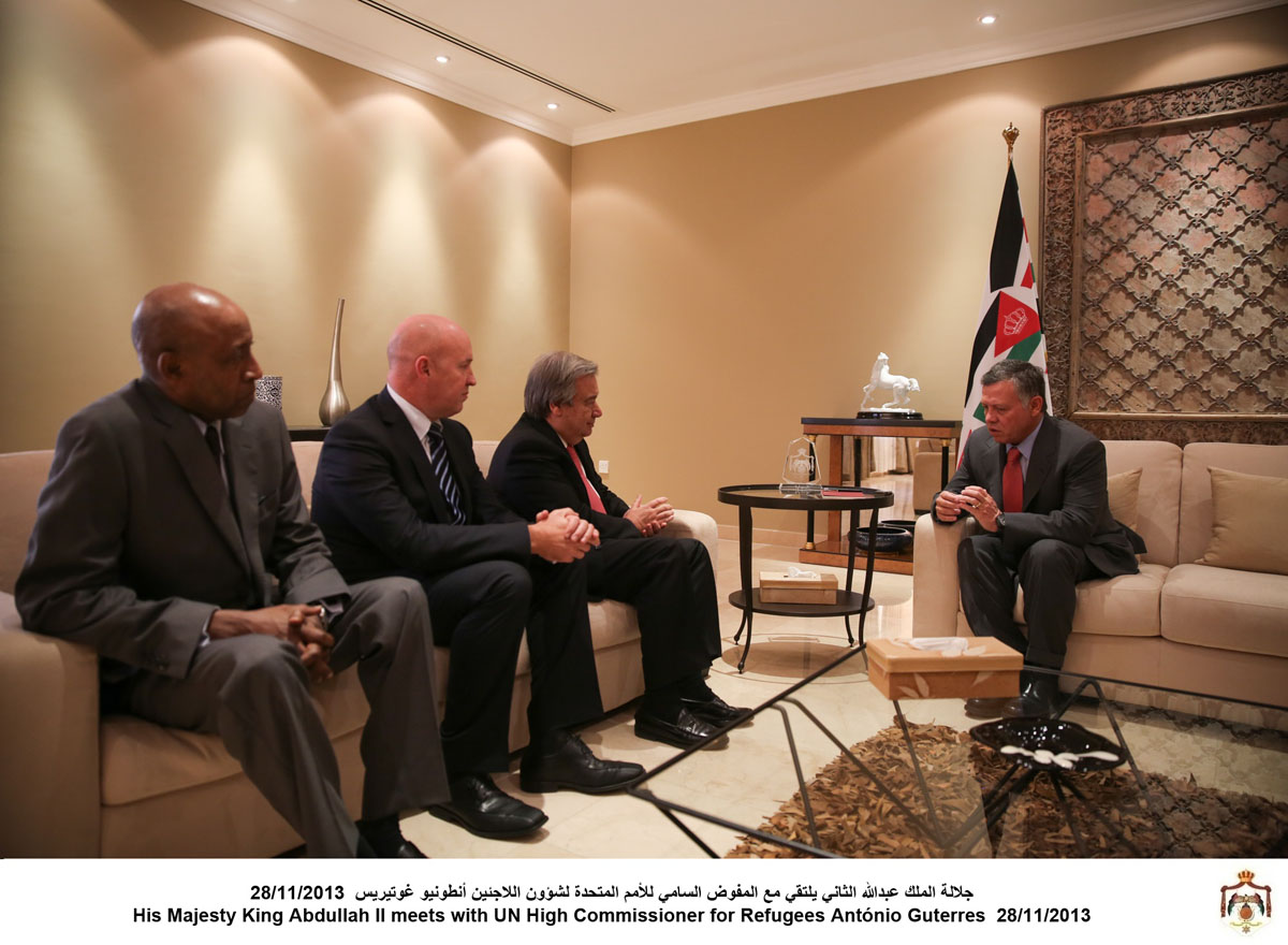 King receives UN official