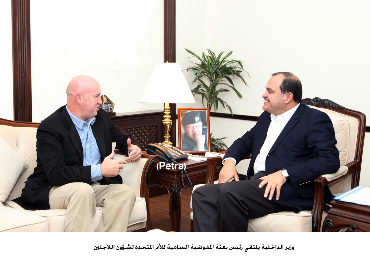 Jordan, UNHCR discuss repercussions of Syrian crisis