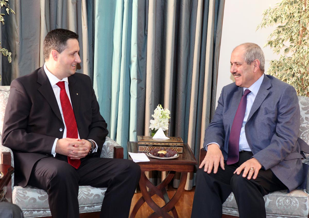 Royal Court chief receives Bosnian Parliament President