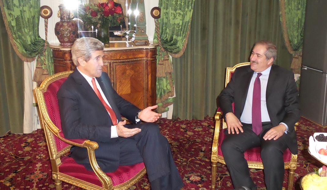 FM, US counterpart discuss Mideast peace, Syria