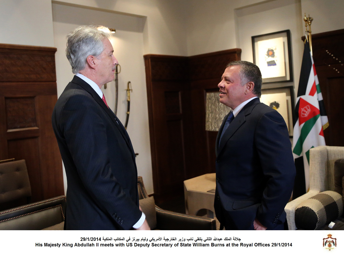 King, US deputy secretary of state discuss ties, Mideast