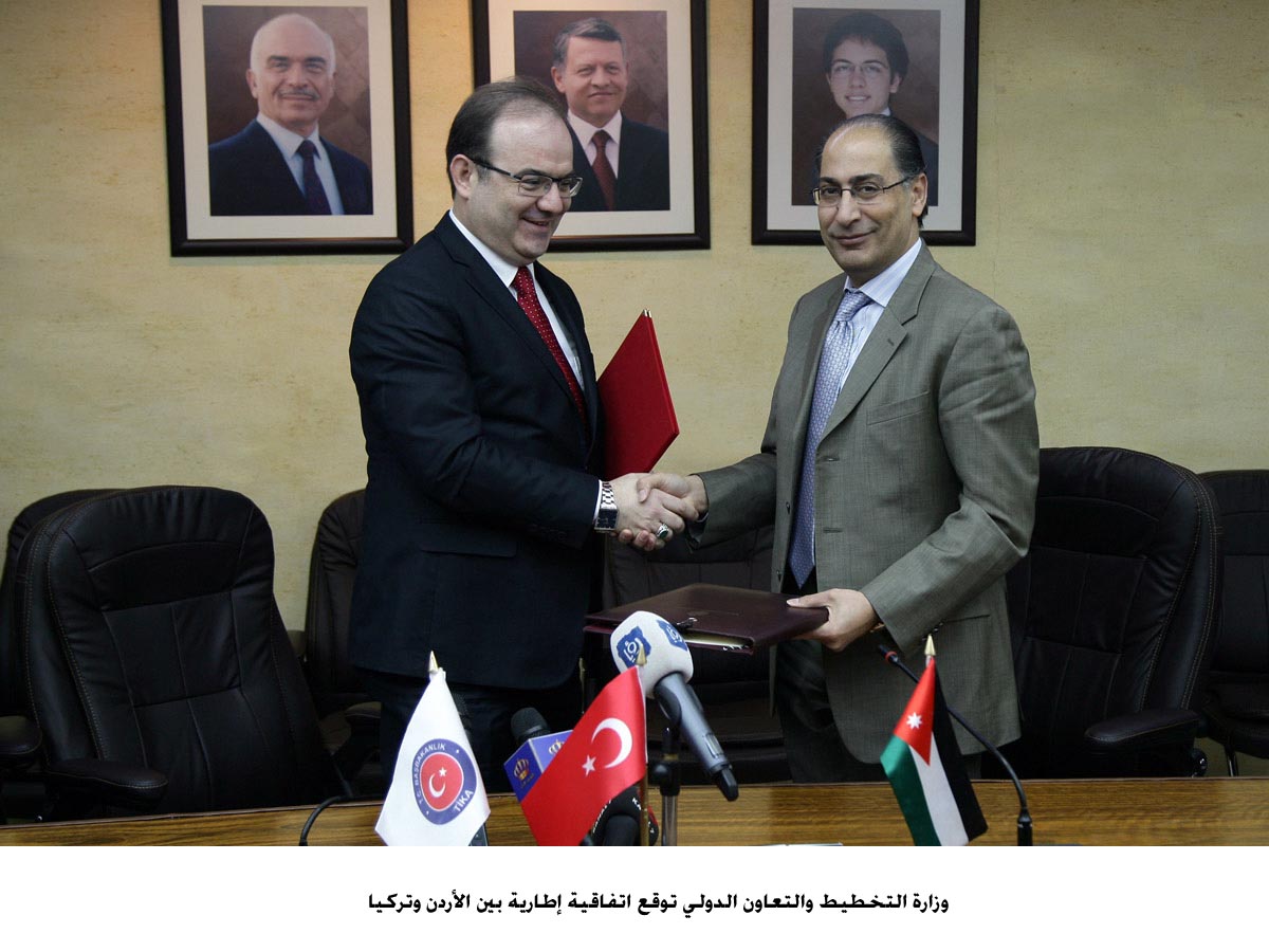 Jordan, Turkey sign framework agreement