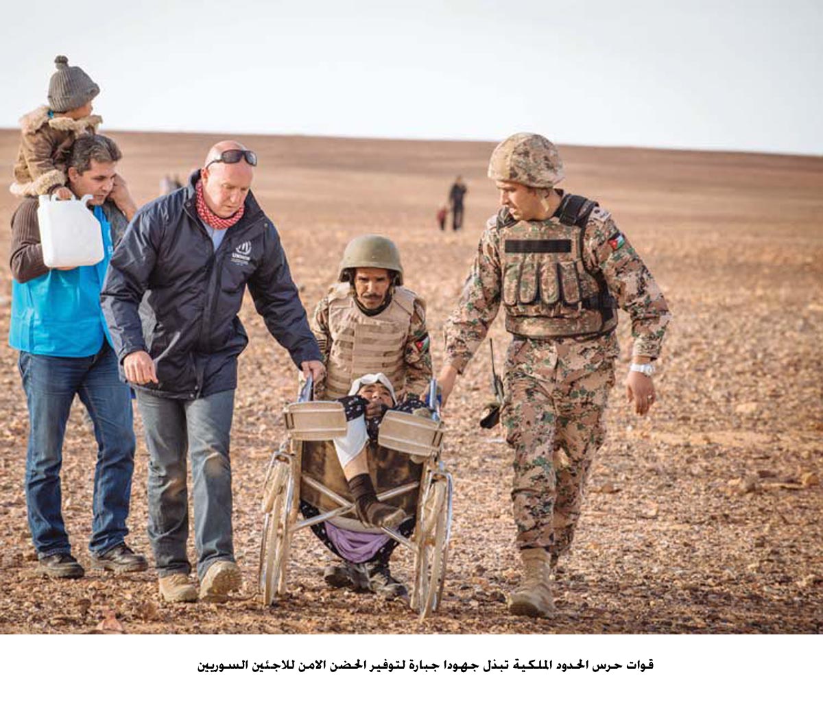 UN refugees’ agency values Jordanian border guards' help for Syrians