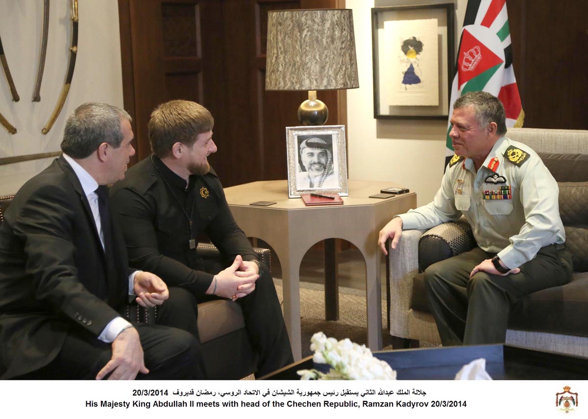 King Chechen president discuss ties, regional developments