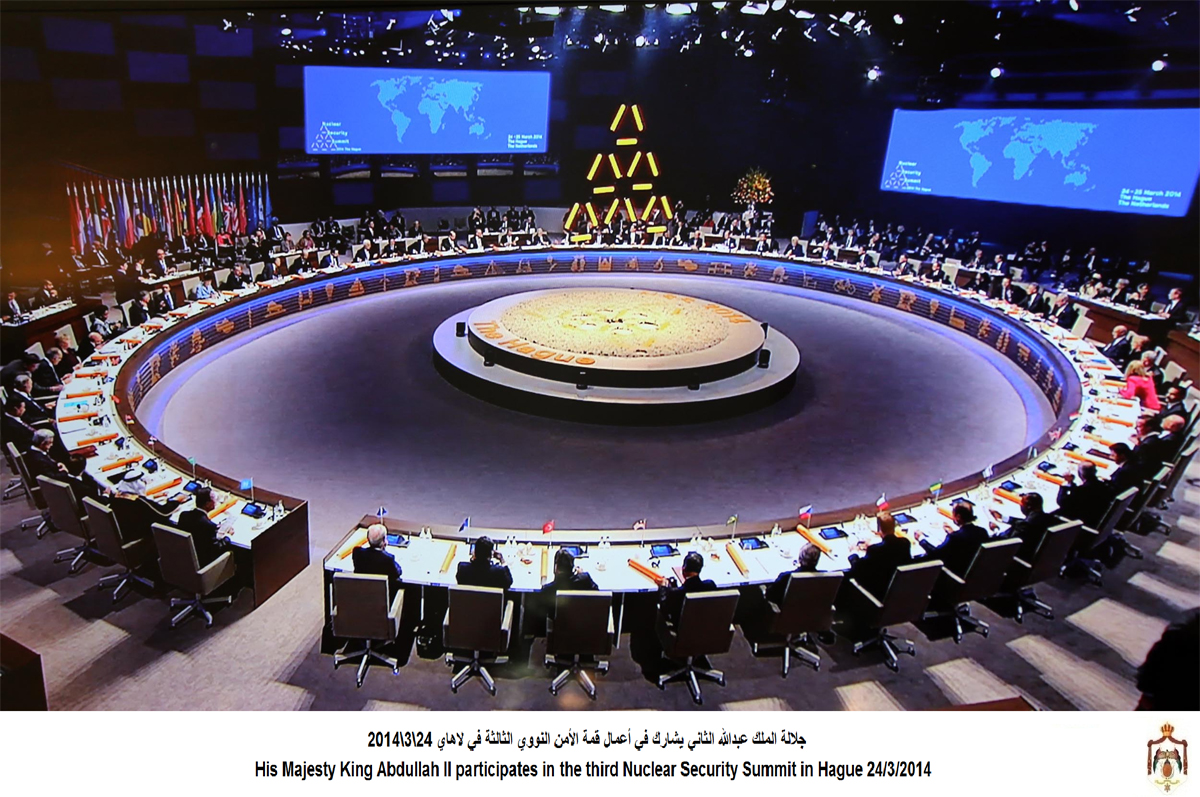 King holds meetings in the Hague