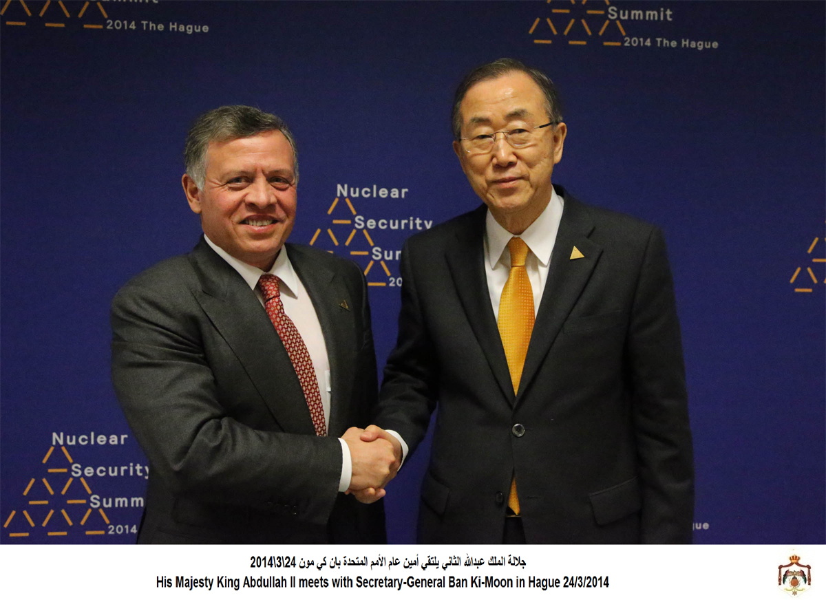 King holds meetings in the Hague