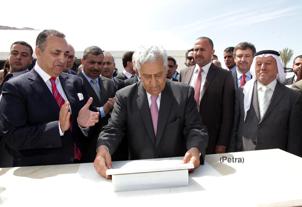 PM lays foundation stone for three tourism projects at Dead Sea