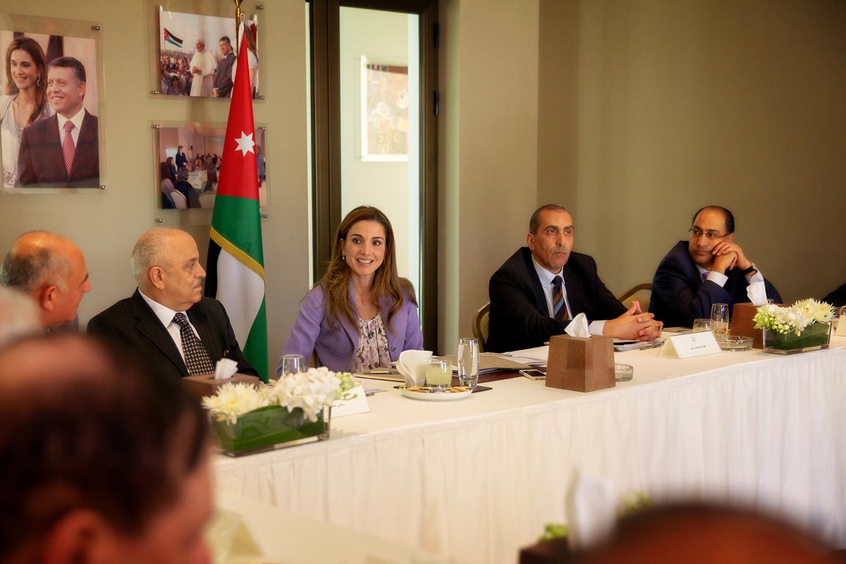 Queen Rania Al Abdullah chairs NCFA's annual board of trustees meeting