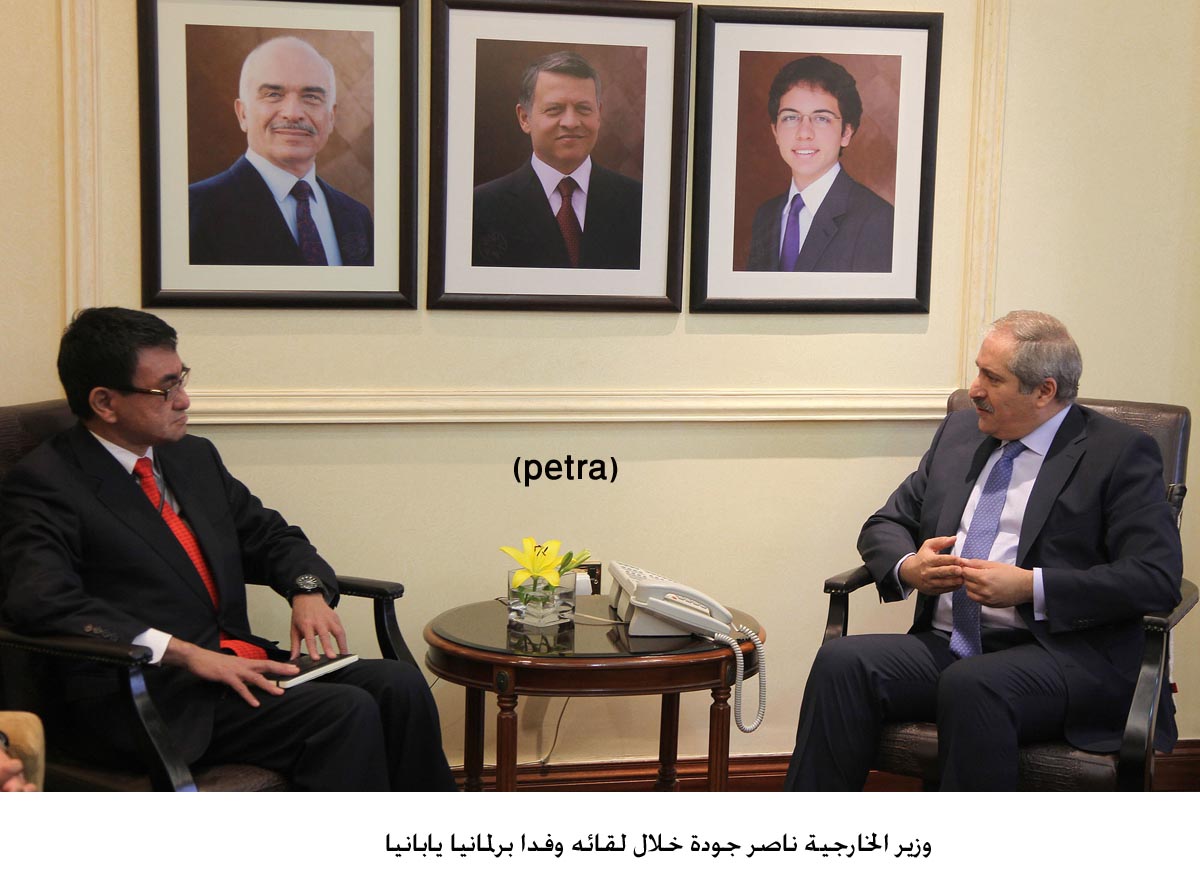 Foreign minister, Japanese delegation discuss ties, Mideast