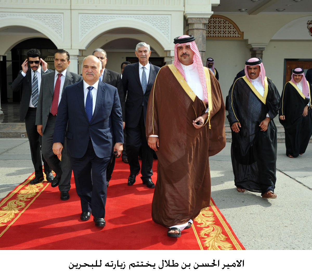 Prince El-Hassan wraps up Bahrain visit