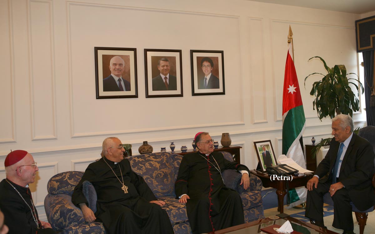 Prime Minister receives Patriarch Twal