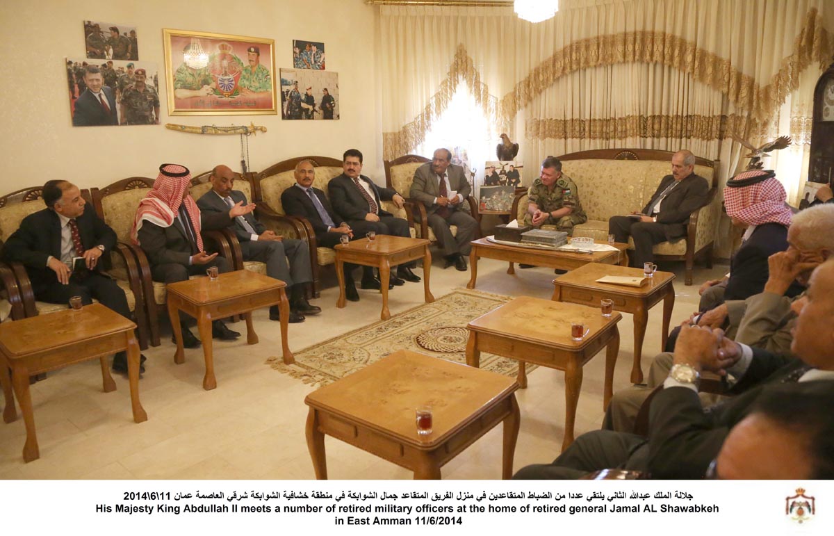 King reiterates pride in ex-servicemen