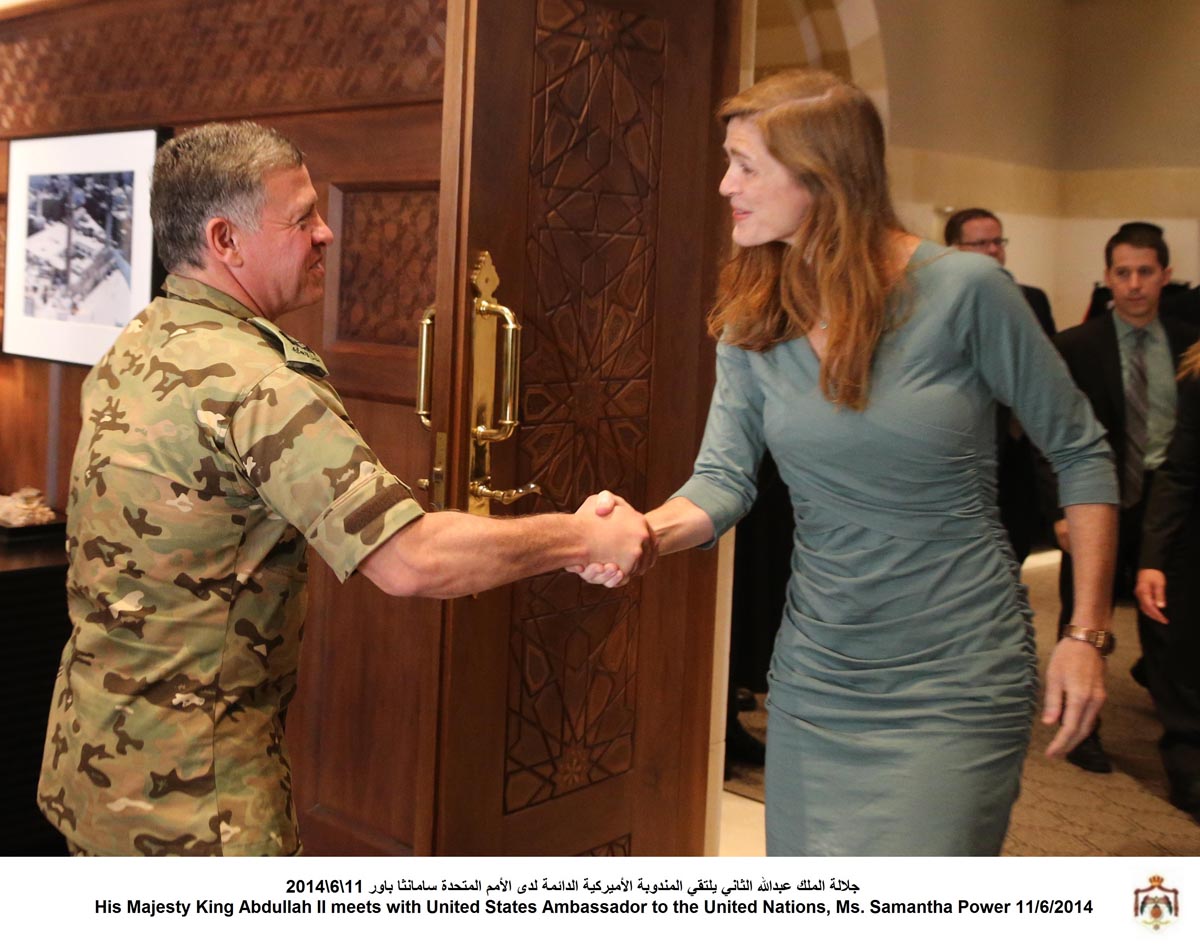 King discusses with U.S. representative to UN, ties, region