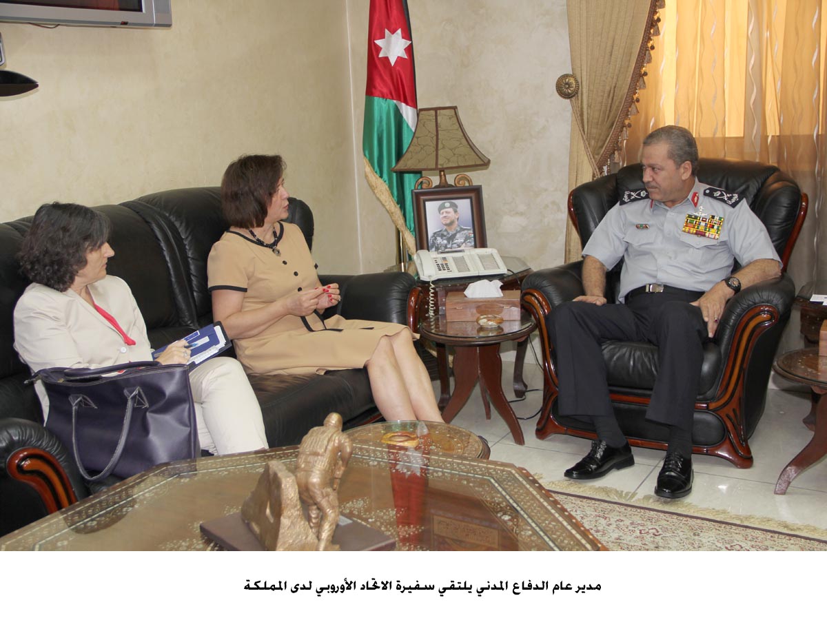Jordan, EU discuss civil defense cooperation