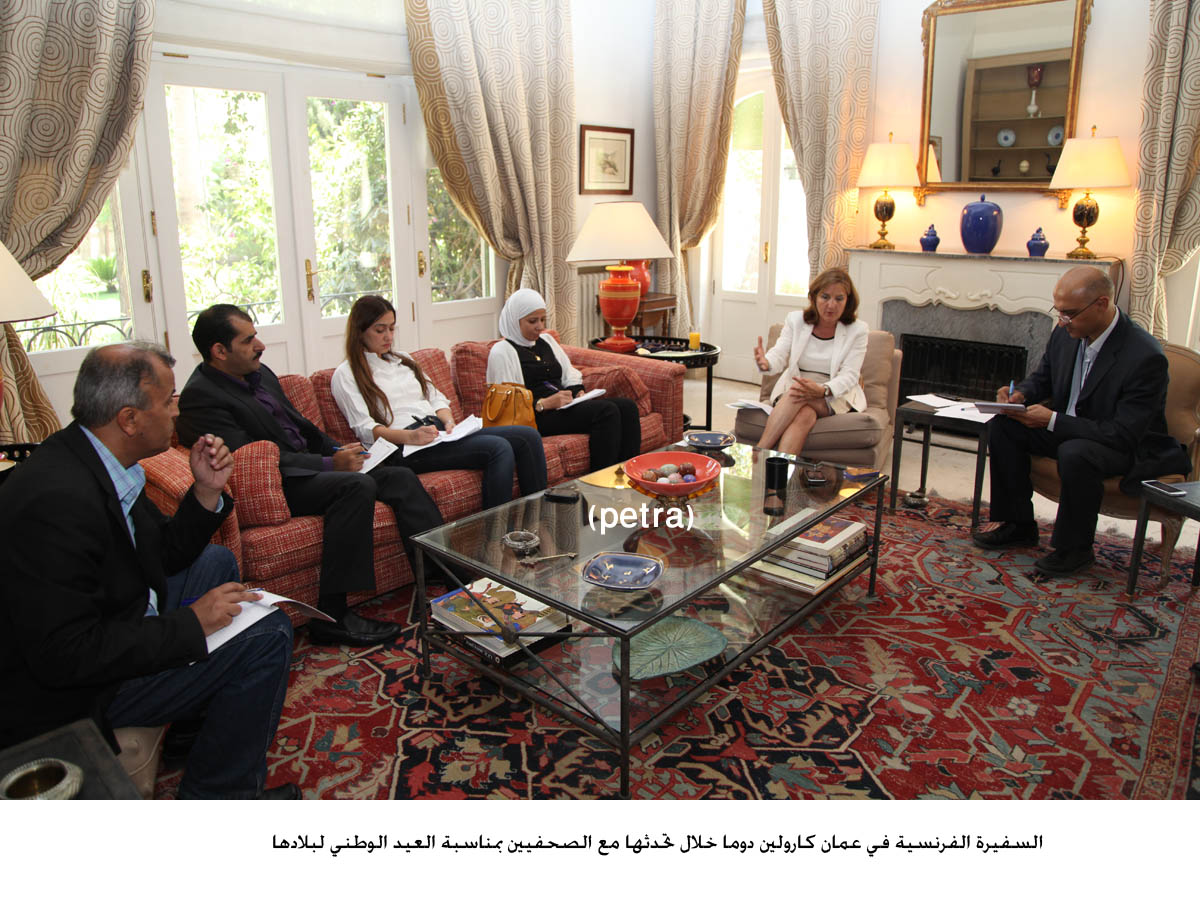 French ambassador: Jordan is important regional and international partner