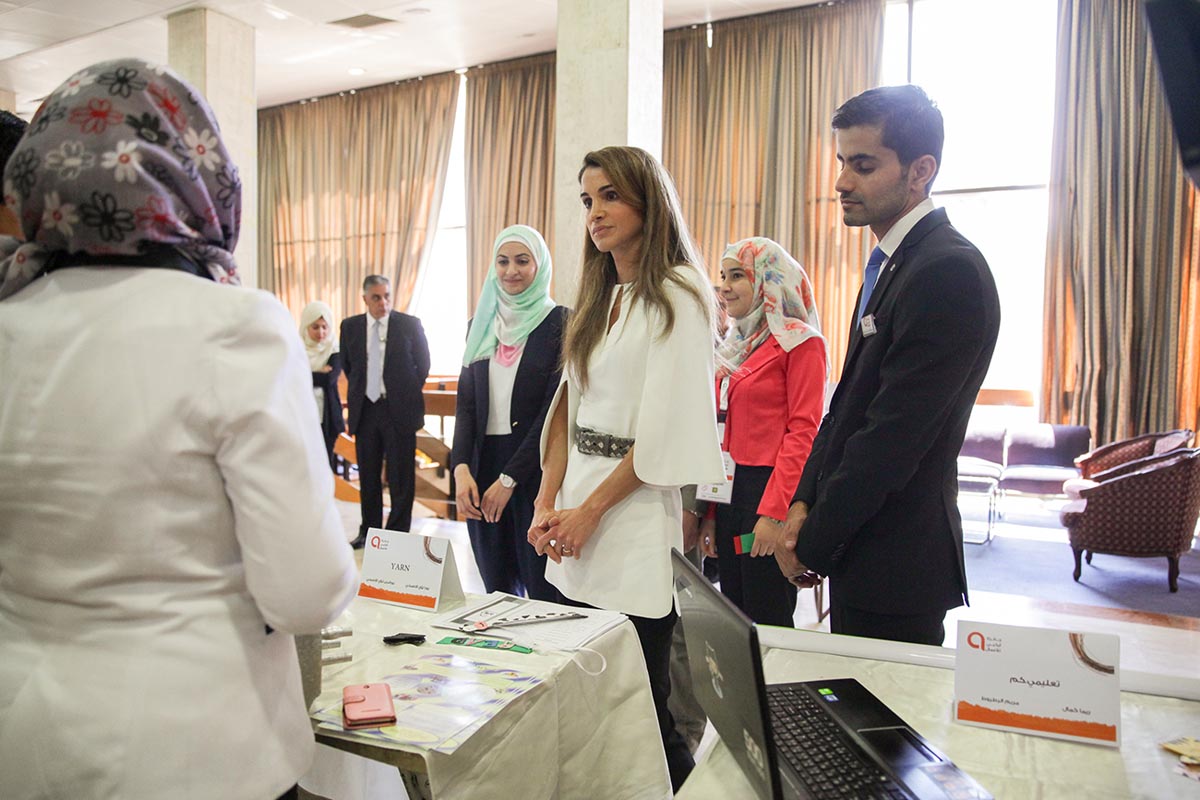 Queen Rania supports youth entrepreneurs at IKB awards ceremony