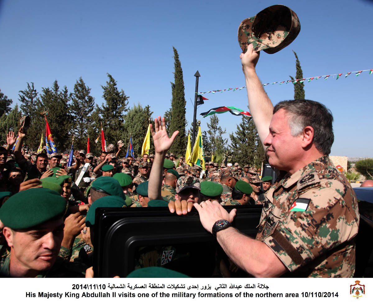 King visits Northern Military Zone