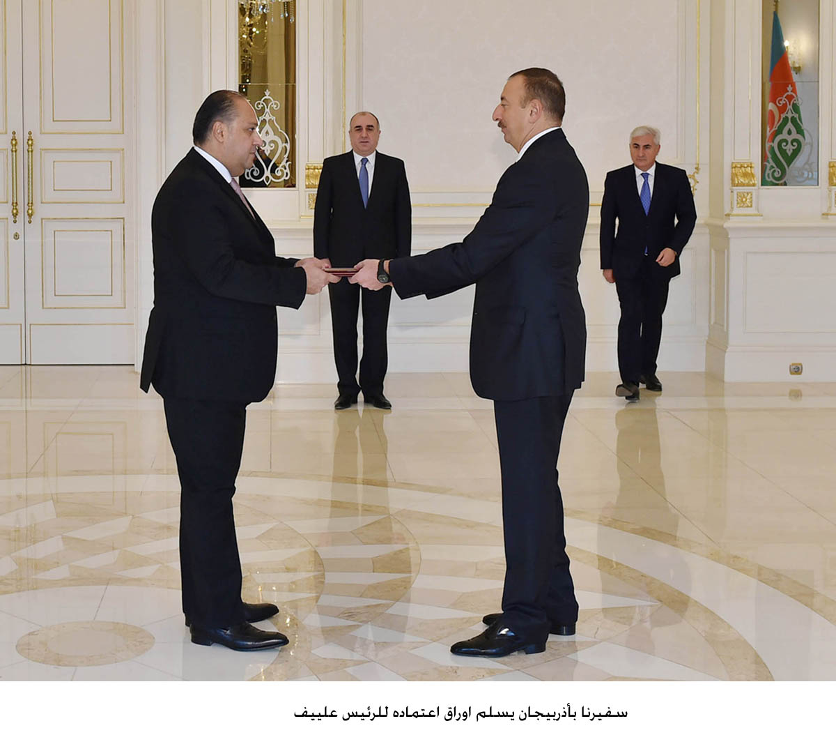 Jordan's ambassador presents credentials to Azerbaijani president