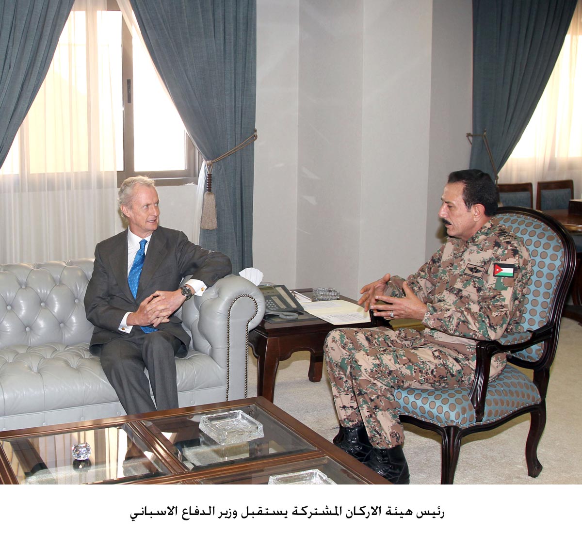 Army chief meets Spanish defense minister