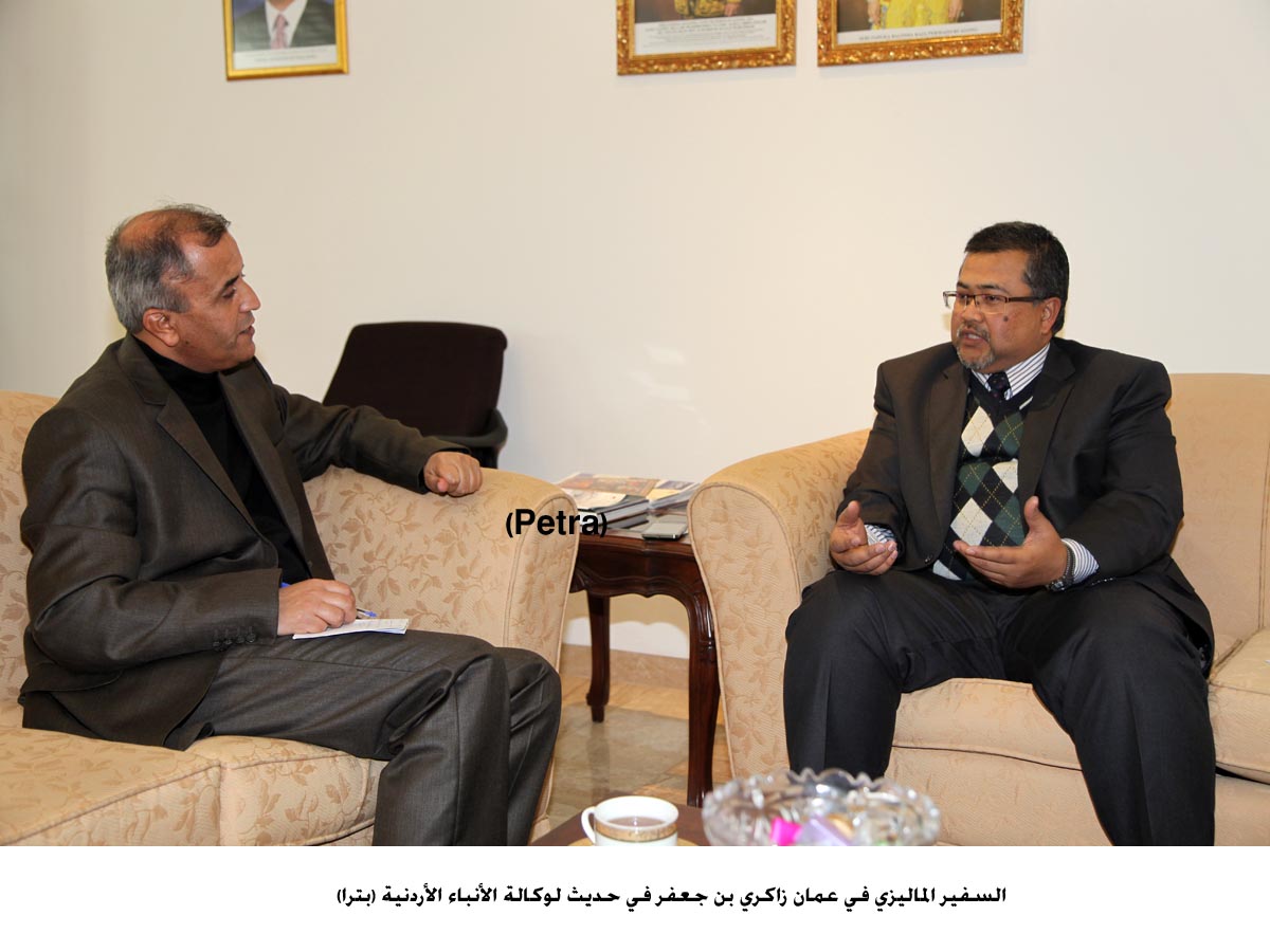 Jordan-Malaysia to launch joint ventures, says Malaysian envoy