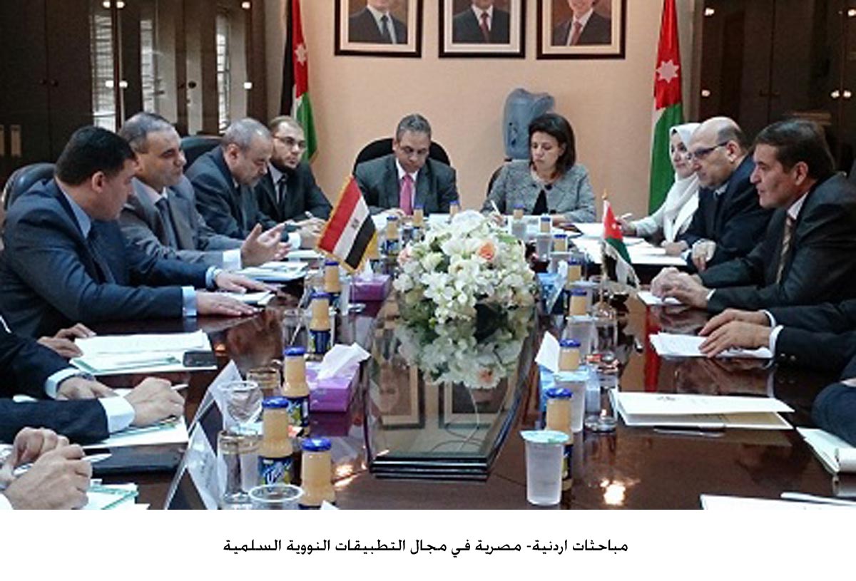 Jordan, Egypt mull civil nuclear energy cooperation