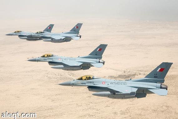 Royal Bahraini Air Force warplanes arrive in Jordan