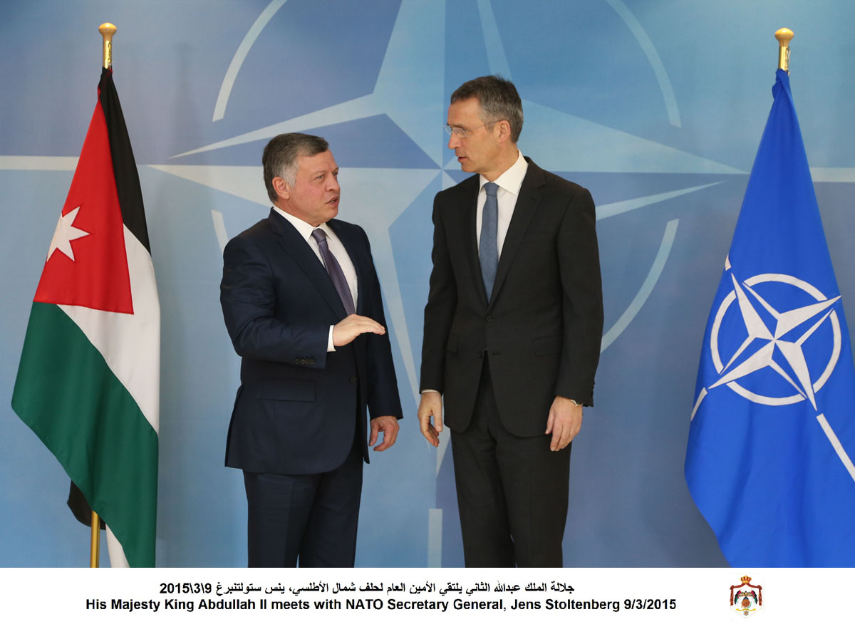 King meets with NATO chief