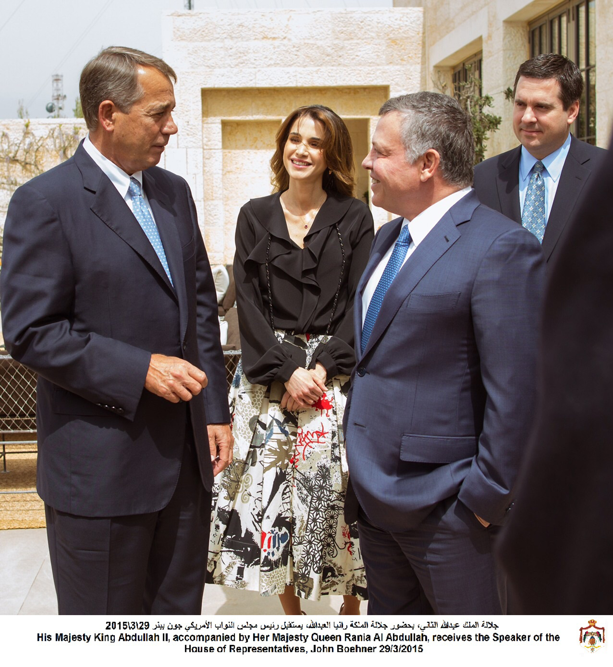 King, U.S lawmakers discuss Mideast, ties