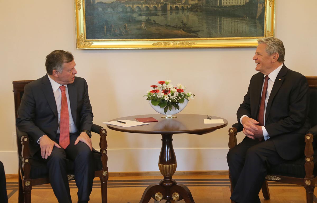 King, German president discuss ties, region