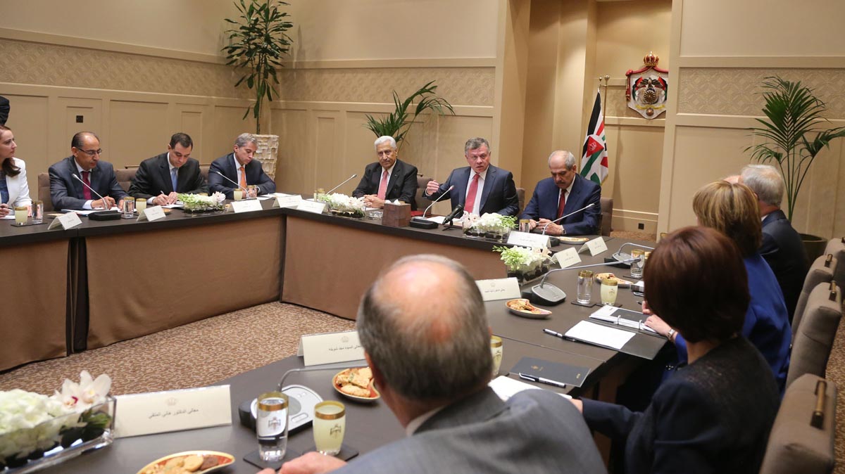 King urges follow-up on projects, agreements signed at WEF