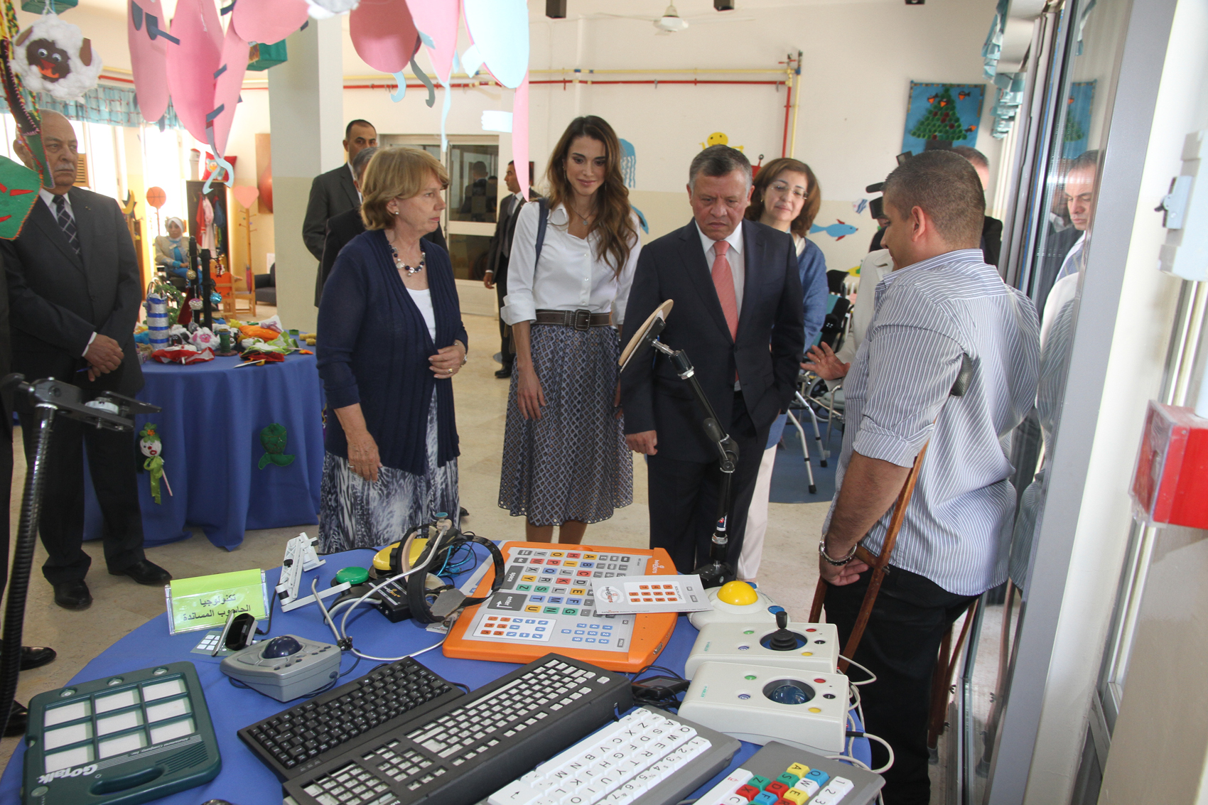 King, Queen visit Jordan Centre for Training and Inclusion