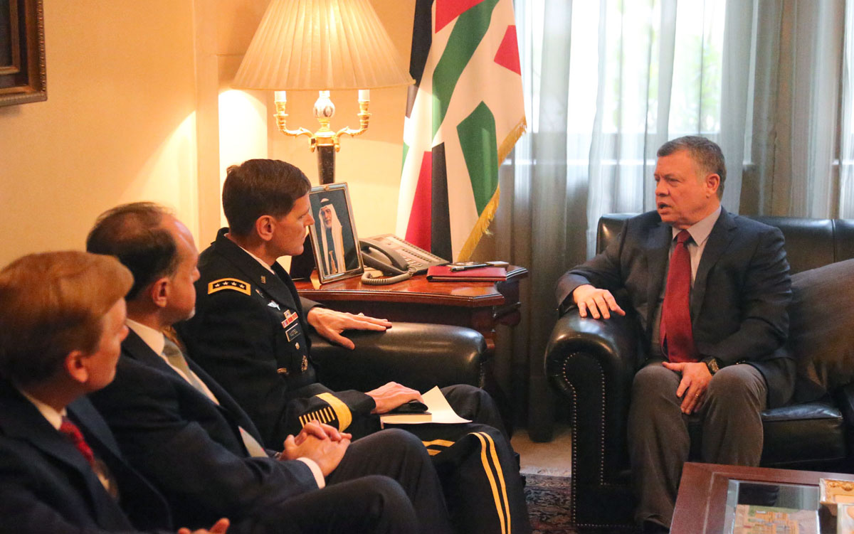 King, U.S. military official discuss counter-terrorism efforts