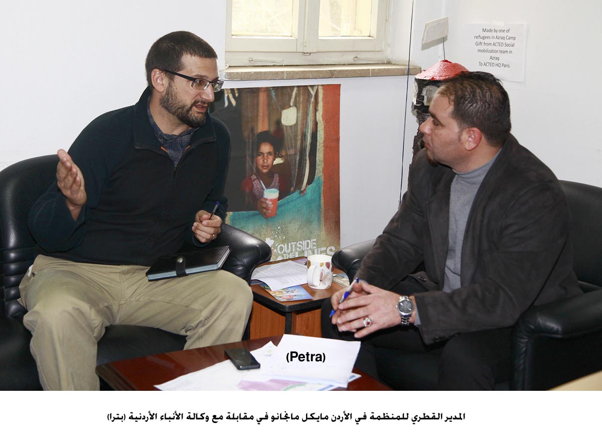 ACTED implements projects in Jordan worth JD1.6 million