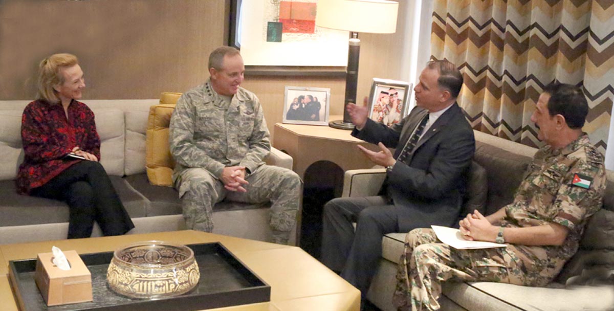 Prince Faisal, U.S air force commander discuss military cooperation