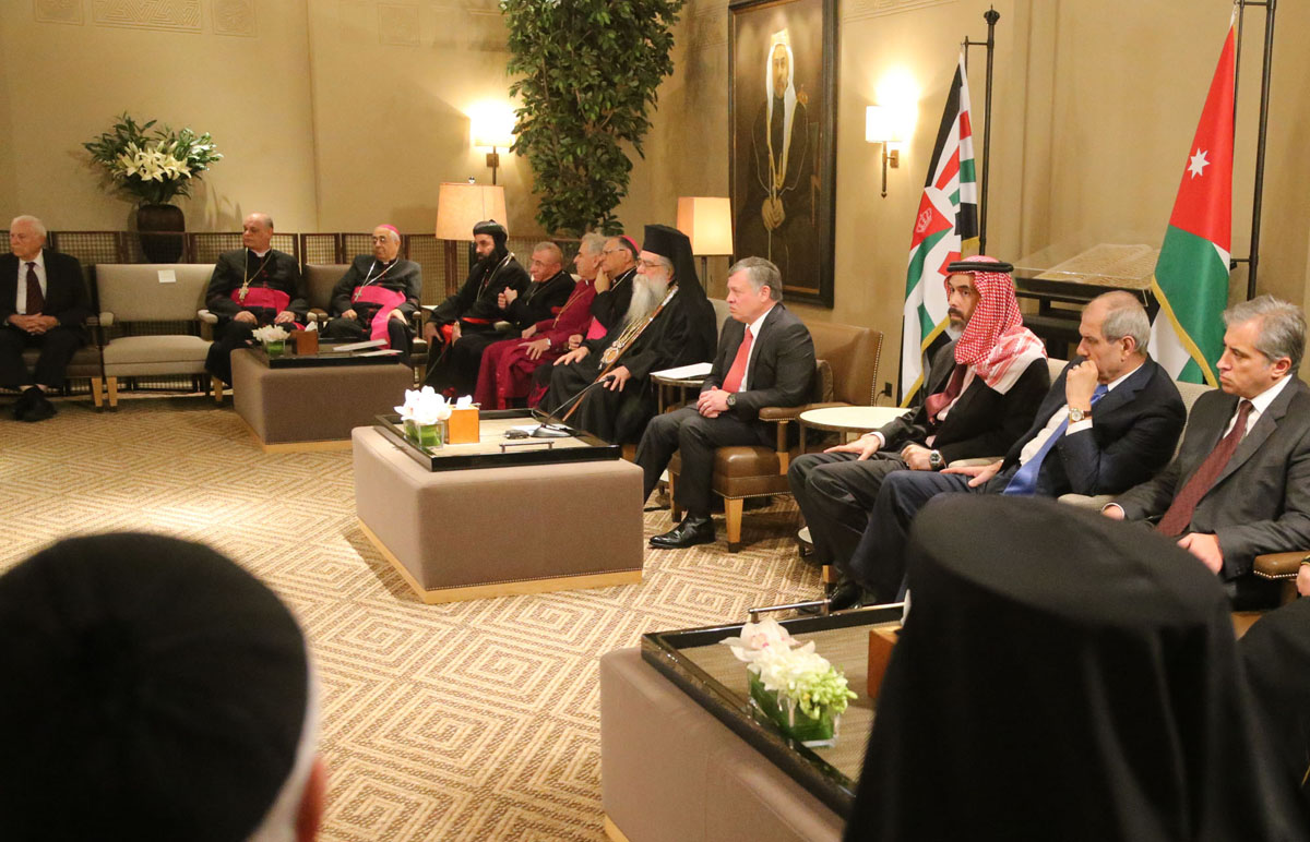 King meets Christian leaders on Christmas