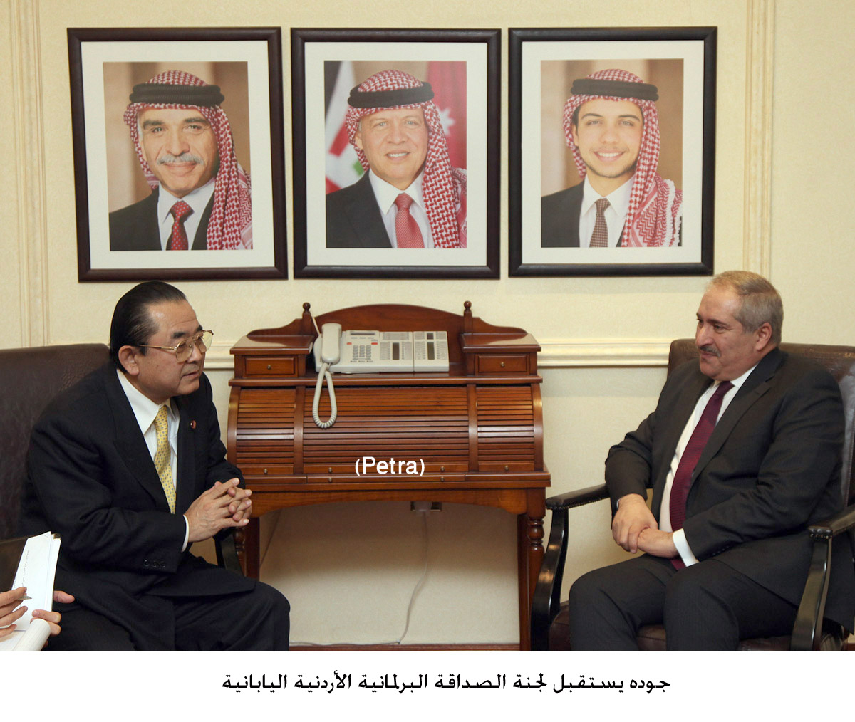 FM receives Jordanian-Japanese Parliamentary Friendship Committee