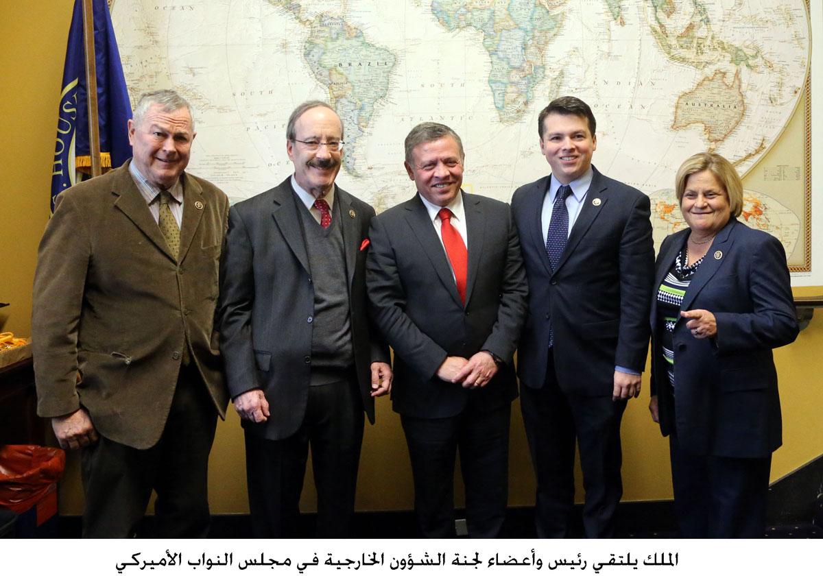 King, US officials discuss anti-terror efforts , regional, international issues