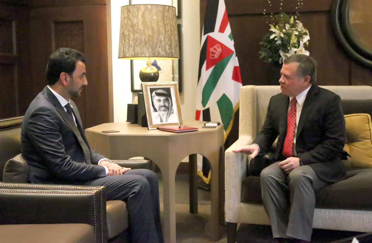 King receives letter from Iraqi PM