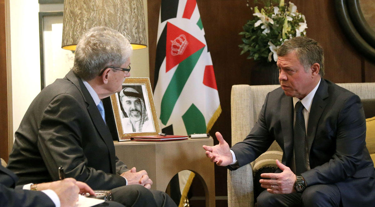 King, UNGA president discuss Syrian refugee crisis