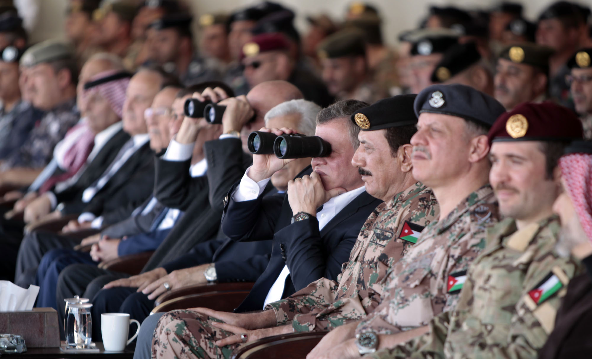 Supreme Commander oversees naval military drill