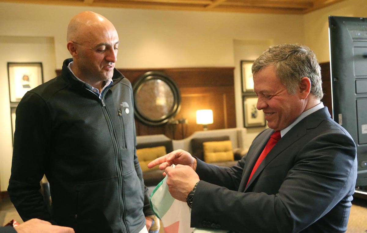 King commends Jordanian mountaineer's achievements