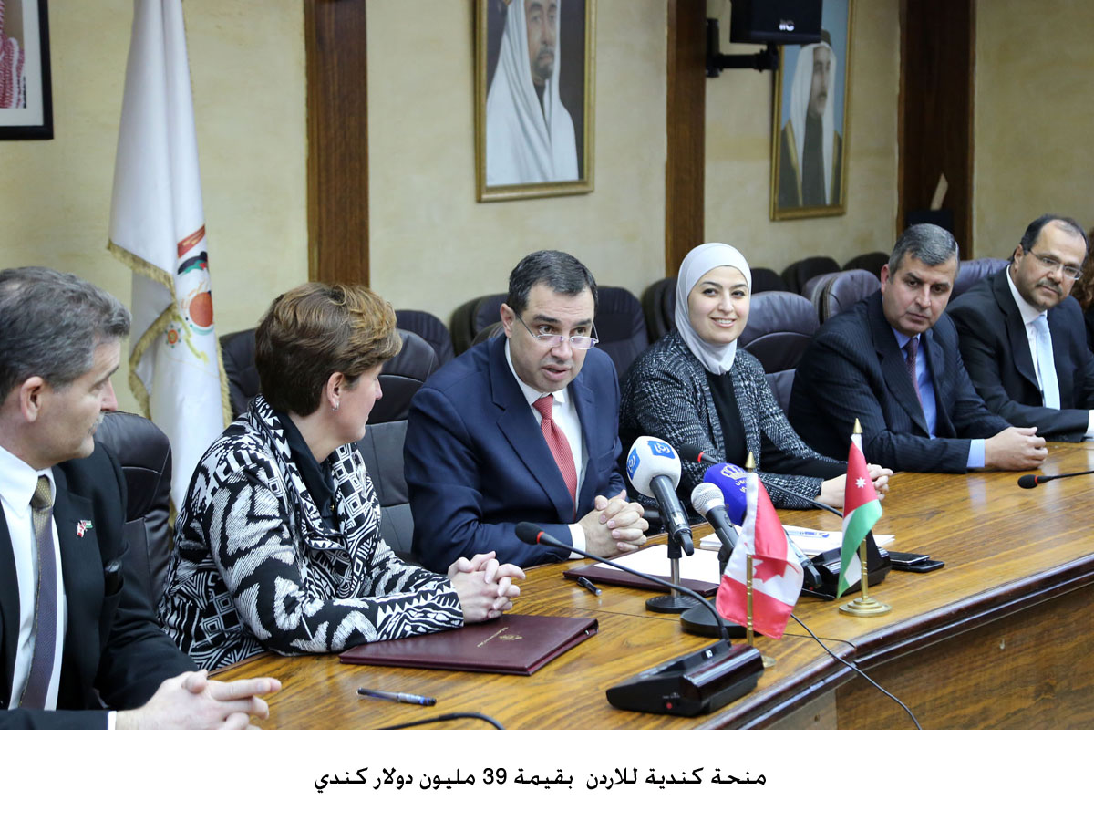 Canada extends CAD39 million to Jordan