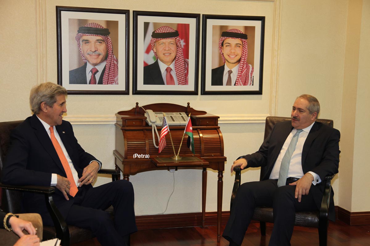 Judeh, Kerry discuss ties, Mideast