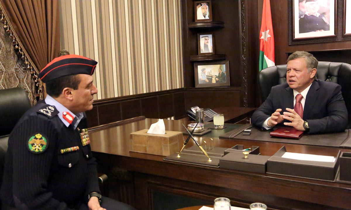 King visits Public Security Department's headquarters