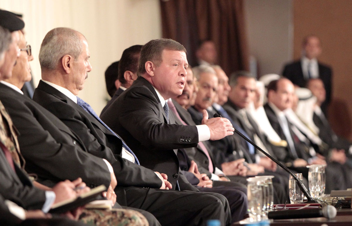 King: "Jordan red line against terrorism, has no place for terrorists"