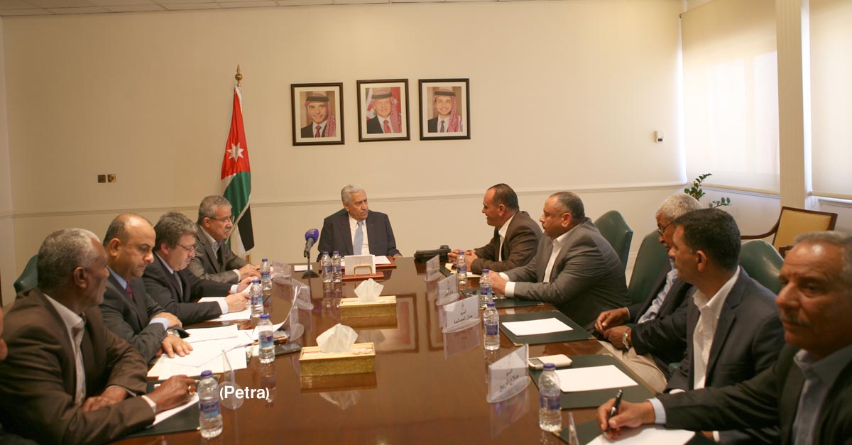 PM meets president and board members of Jordan Valley Farmers Union