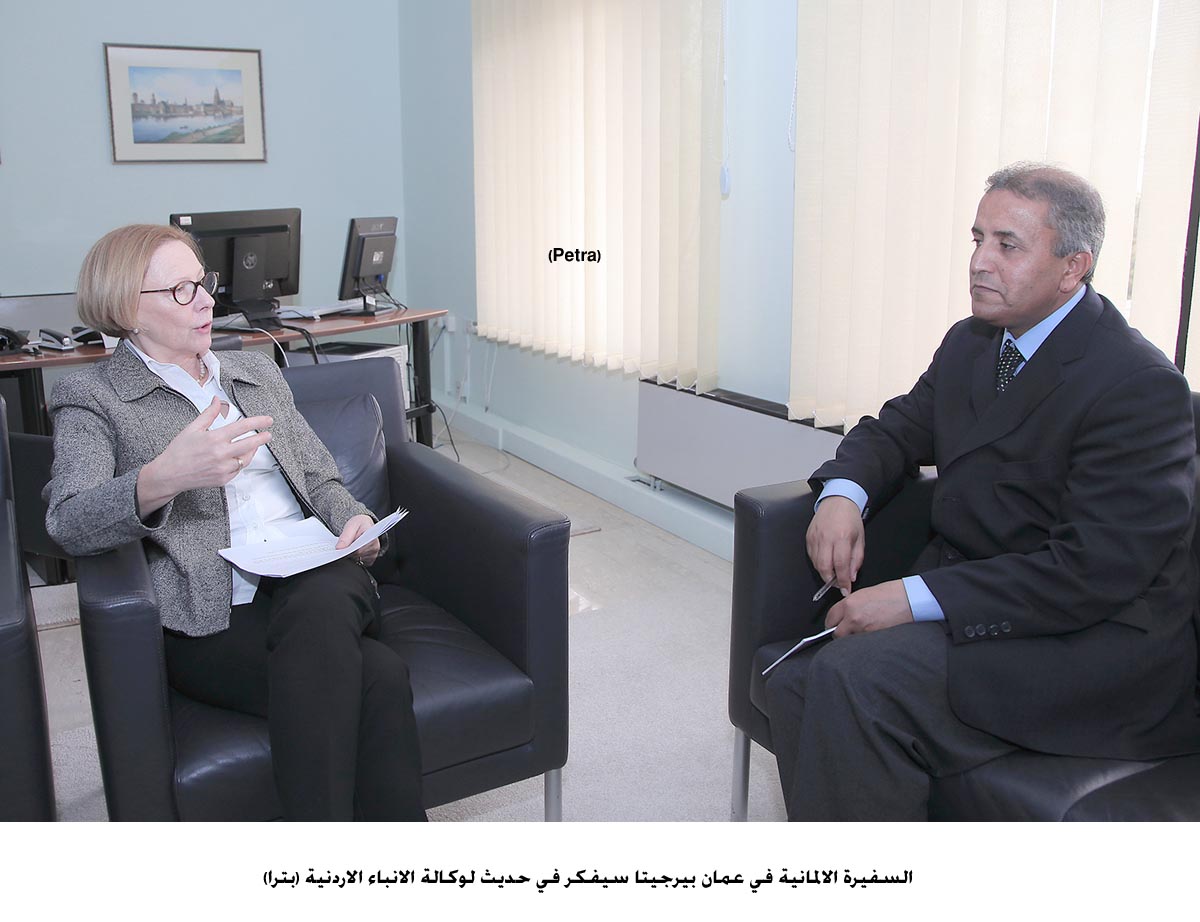 German ambassador highlights strong ties between Jordan and Germany