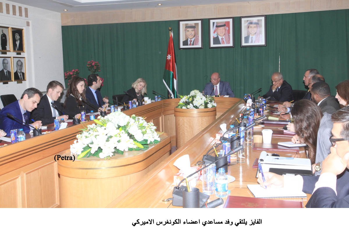 Senate president meets US congressional aides delegation