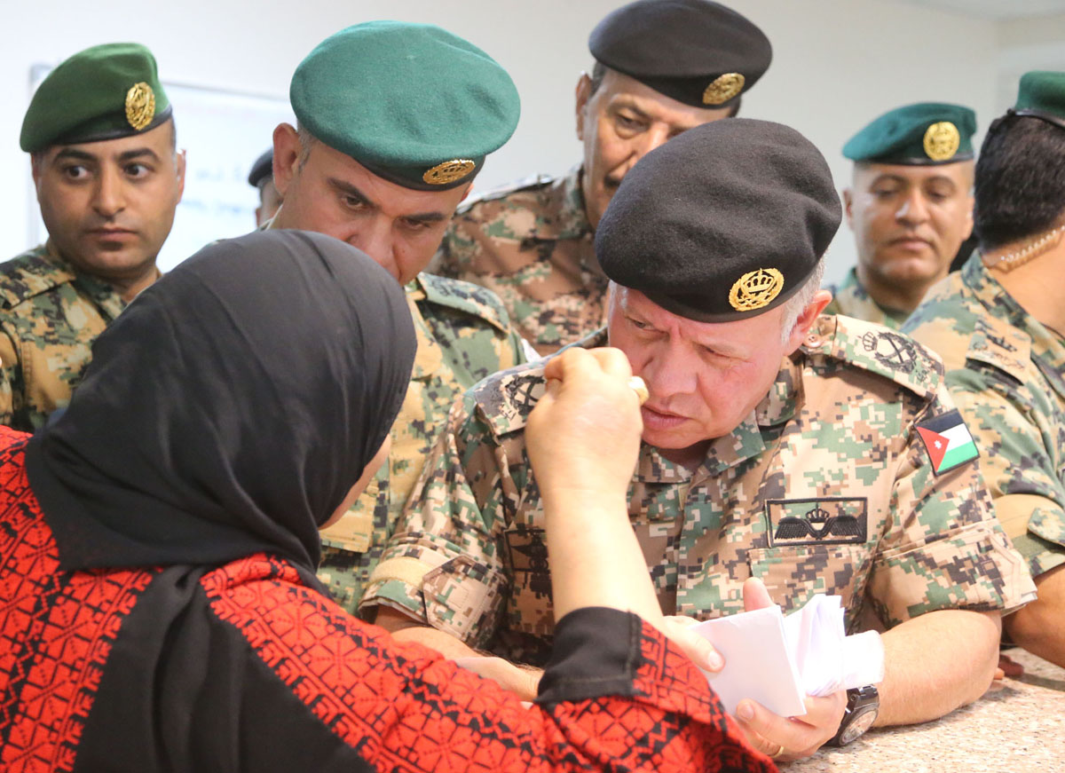 King opens King Talal Military Hospital in Mafraq