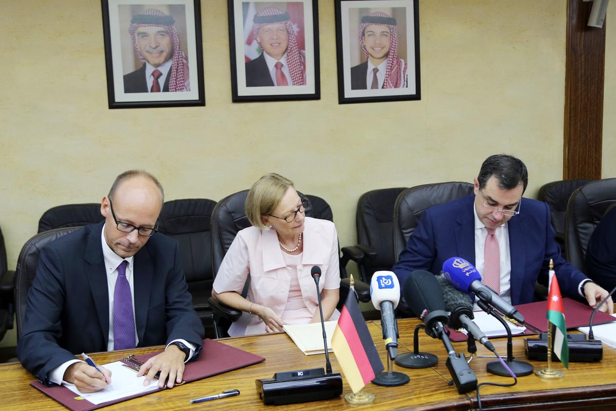 Jordan, Germany sign 20 million-euro grant agreement in support of education sector